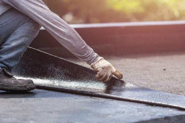 Professional Basement Waterproofing technician working in Lynbrook, NY